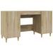 Bureau Chêne sonoma 140x50x75 cm Bois d'ingénierie - Photo n°2