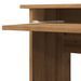 Bureau d'angle chêne artisanal 120x140x75 cm bois d'ingénierie - Photo n°8