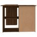 Bureau d'angle Chêne marron 145x100x76 cm Bois d'ingénierie - Photo n°7