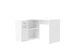 Bureau d'angle modulable blanc et gris avec rangement Paulo 120 cm - Photo n°6