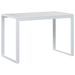 Bureau d'ordinateur Blanc 110x60x73 cm - Photo n°1