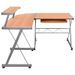 Bureau d'ordinateur d'angle Marron 132x112x99cm Bois ingénierie - Photo n°3