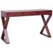 Bureau d'ordinateur Marron 115x47x77 cm Bois d'acajou massif - Photo n°1
