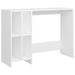 Bureau d'ordinateur portable Blanc 102,5x35x75 cm - Photo n°1