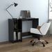 Bureau d'ordinateur portable Noir brillant 102,5x35x75 cm - Photo n°2