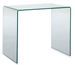 Bureau design en verre trempé ANGIE - 85 cm - Photo n°1