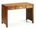 Bureau en bois massif de Mindy marron 3 tiroirs SOKY - Photo n°1