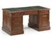 Bureau en bois massif marron ROSEVELT - Style colonial - Photo n°1