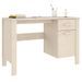 Bureau HAMAR Marron miel 113x50x75 cm Bois massif de pin - Photo n°4