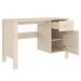 Bureau HAMAR Marron miel 113x50x75 cm Bois massif de pin - Photo n°7