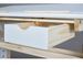 Bureau inclinable 1 tiroir bois massif clair et blanc Rubi - Photo n°4