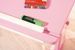 Bureau inclinable bois rose et blanc Rubi - Photo n°7