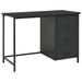 Bureau industriel avec tiroirs Anthracite 105x52x75 cm Acier - Photo n°1