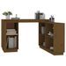 Bureau Marron miel 110x50x75 cm Bois massif de pin - Photo n°5