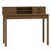 Bureau Marron miel 110x50x93 cm Bois massif de pin - Photo n°1