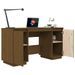 Bureau Marron miel 140x50x75 cm Bois massif de pin - Photo n°4