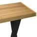 Bureau NOAIN pieds en forme de X 120x50x75 cm bois massif pin - Photo n°6