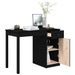 Bureau Noir 100x50x75 cm Bois massif de pin - Photo n°5