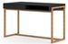 Bureau noir mat et naturel Kozlo 126 cm - Photo n°5