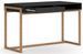 Bureau noir mat et naturel Kozlo 126 cm - Photo n°6