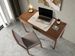 Bureau ou coiffeuse Kloser - Noyer et porcelaine blanche effet Marbre - Photo n°7