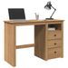 Bureau Panama 112x45x75 cm bois massif de pin - Photo n°1