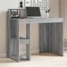 Bureau sonoma gris 103,5x56,5x94 cm bois d'ingénierie - Photo n°1