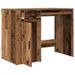 Bureau vieux bois 100x49x75 cm bois d'ingénierie - Photo n°4