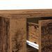 Bureau vieux bois 100x49x75 cm bois d'ingénierie - Photo n°9