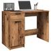 Bureau vieux bois 100x50x75 cm bois d'ingénierie - Photo n°1