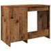 Bureau vieux bois 100x50x76 cm bois d'ingénierie - Photo n°7