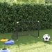 But de football pour enfants pliable noir 90x64x64 cm - Photo n°3