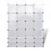 Cabinet modulable avec 18 compartiments blanc 37x146x180,5 cm - Photo n°4