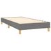 Cadre de lit 25 cm en tissu avec pieds en bois naturel Korva – Style scandinave - Photo n°1