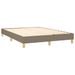 Cadre de lit 25 cm en tissu avec pieds en bois naturel Korva – Style scandinave - Photo n°1