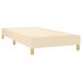 Cadre de lit 25 cm en tissu avec pieds en bois naturel Korva – Style scandinave - Photo n°1