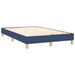 Cadre de lit 25 cm en tissu avec pieds en bois naturel Korva – Style scandinave - Photo n°1
