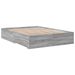 Cadre de lit 32 cm en bois avec 2 tiroirs latéraux 2 tiroirs frontaux Helika - Photo n°1