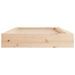 Cadre de lit 75x190 cm Petit simple Bois massif - Photo n°4