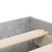 Cadre de lit à tiroirs gris béton 150x200 cm bois d'ingénierie - Photo n°9