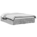 Cadre de lit à tiroirs gris béton 160x200 cm bois d'ingénierie - Photo n°1