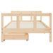 Cadre de lit d'enfants et tiroirs 90x190 cm bois de pin massif - Photo n°5