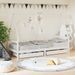 Cadre de lit d'enfants tiroirs blanc 90x190 cm bois pin massif - Photo n°2