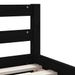 Cadre de lit d'enfants tiroirs noir 90x190cm bois de pin massif - Photo n°8