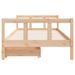 Cadre de lit enfant avec tiroirs 90x200 cm bois de pin massif - Photo n°5