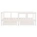 Cadre de lit enfant tiroirs blanc 70x140 cm bois de pin massif - Photo n°6
