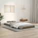 Cadre de lit Marron miel 90x200 cm Bois de pin massif - Photo n°1
