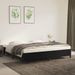 Cadre de Lit Noir 200x200 cm Velours - Photo n°1