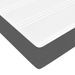 Cadre de lit ottoman avec matelas gris foncé 90x200 cm tissu - Photo n°11