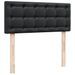 Cadre de lit ottoman avec matelas noir 120x190 cm similicuir - Photo n°7